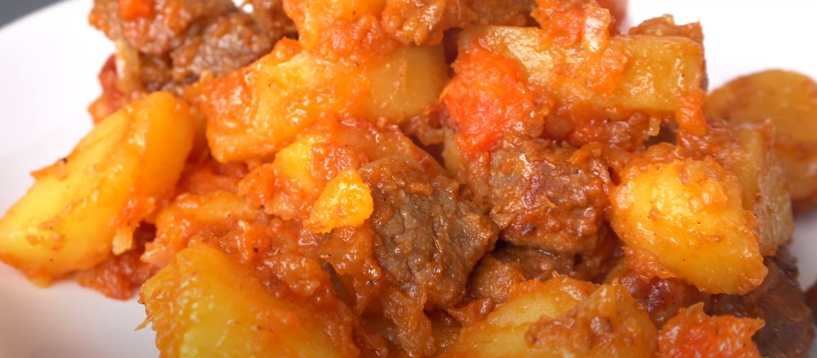 Жаркое из свинины с картошкой