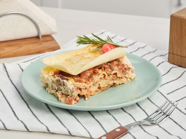 Лазанья в микроволновке