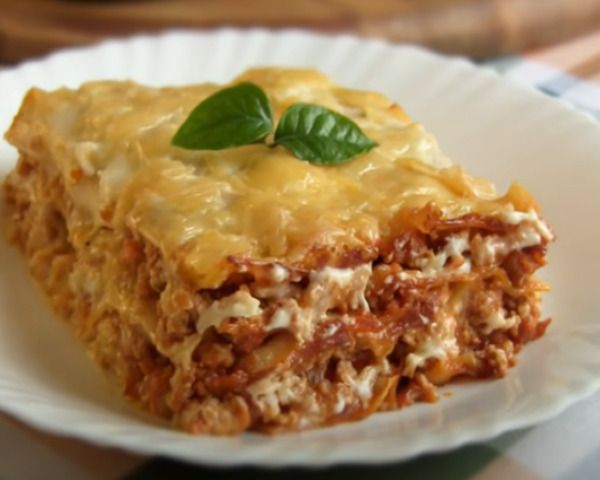 Классическая лазанья Болоньезе