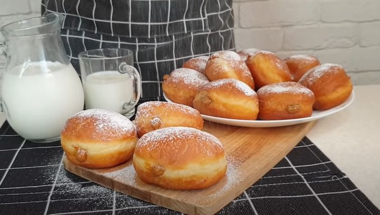 Пончики со сгущенкой