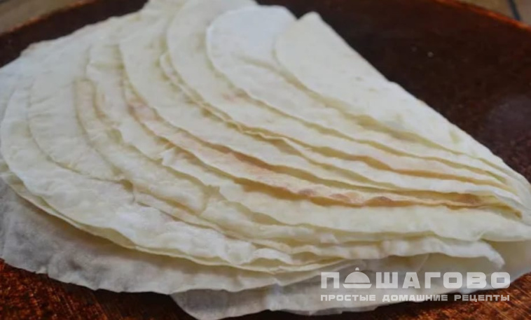 Лаваш на сковороде