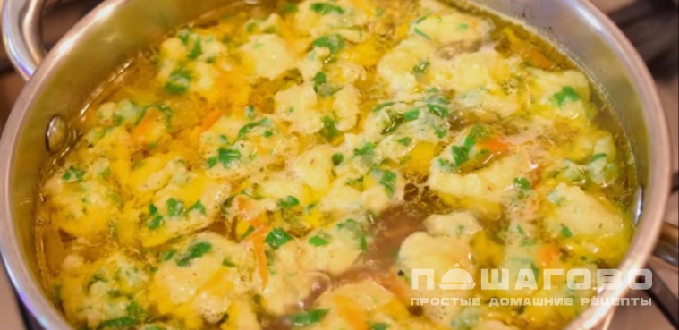 Галушки по-домашнему