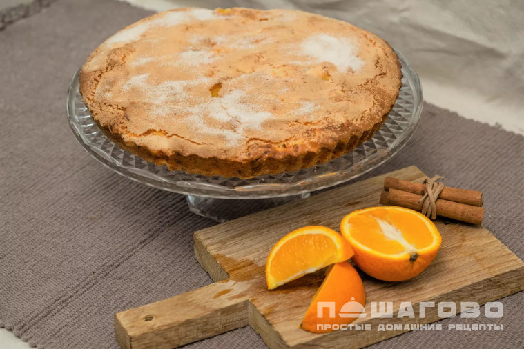 Апельсиновая шарлотка