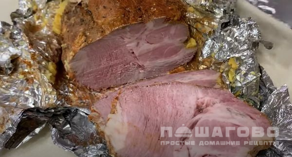 Буженина в маринаде запеченная в духовке по домашнему