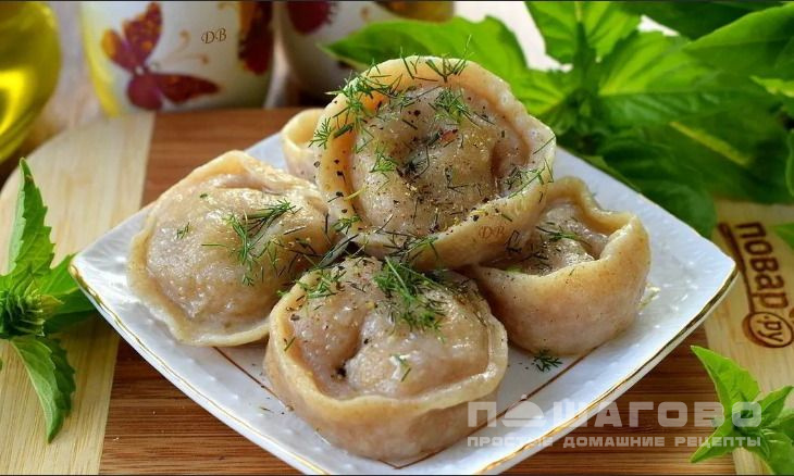 Вегетарианские пельмени