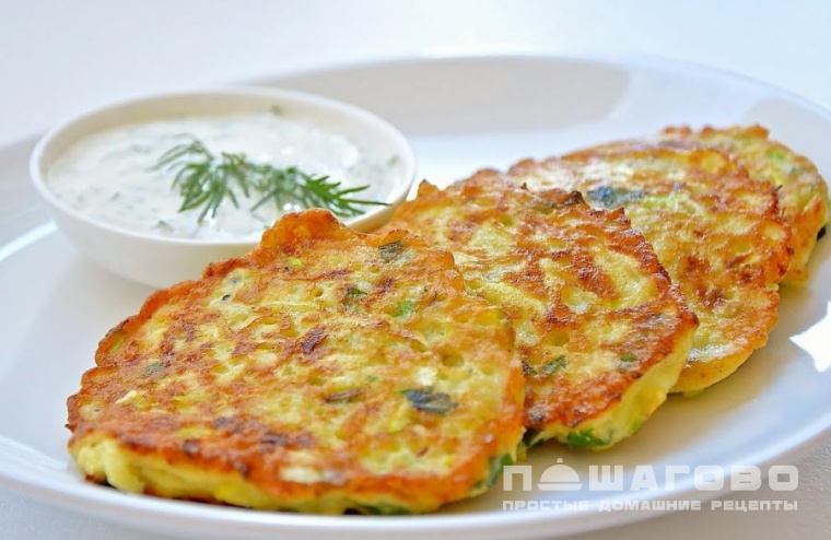 Драники из кабачков