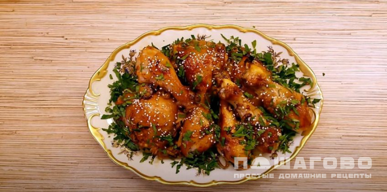 Маринад с соевым соусом и медом для курицы
