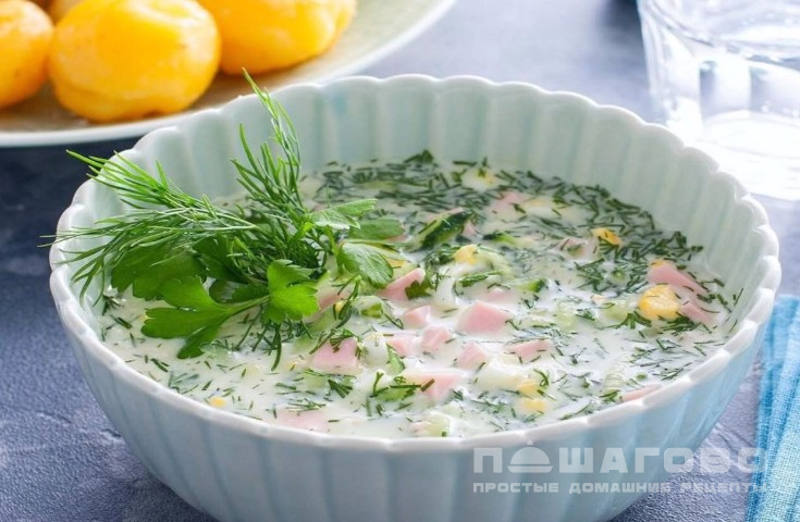 Окрошка на майонезе