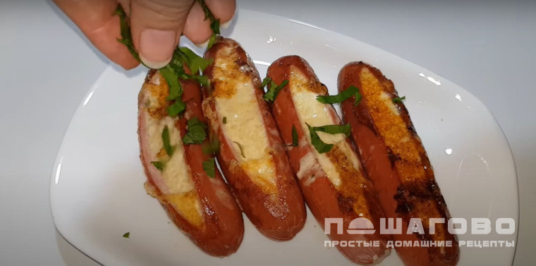 Сосиски с сыром