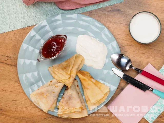 Блины на сыворотке