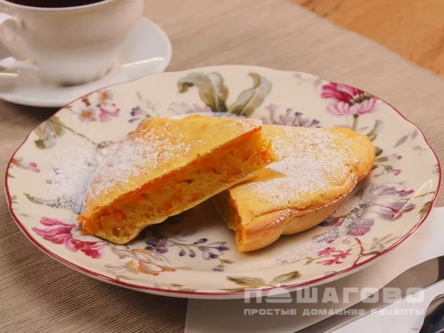 Морковный бисквит