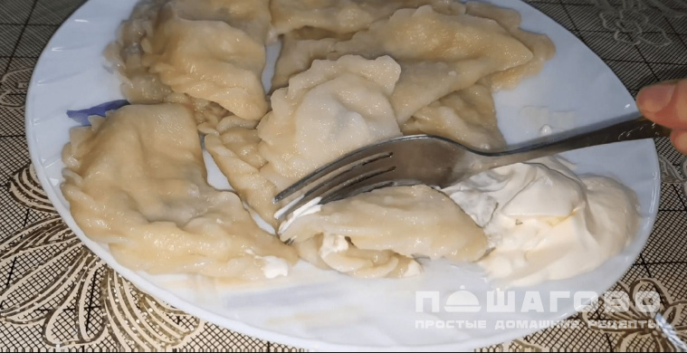 Вареники с черемшой