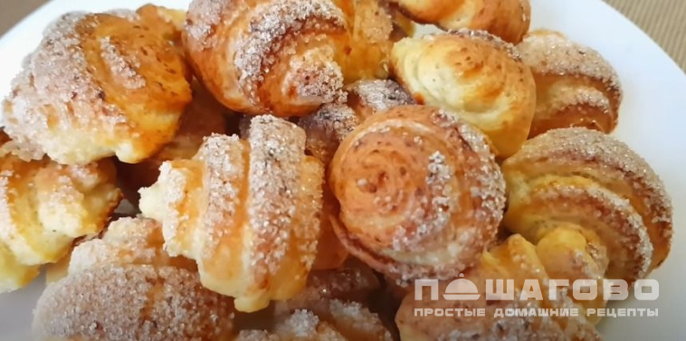 Творожные рогалики
