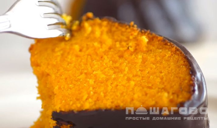 Вкусный морковный кекс с ванильным сахаром