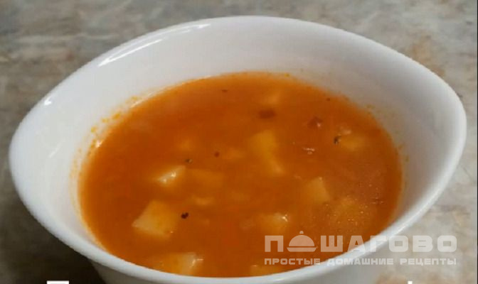 Вегетарианский суп с рисом