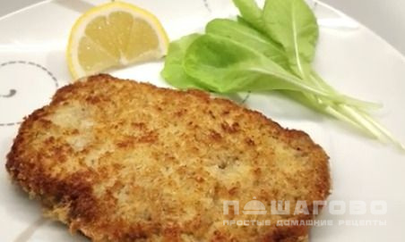 Венский шницель с лимоном