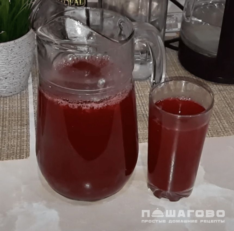Морс клюквенный