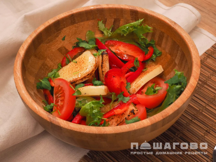 Салат с адыгейским сыром