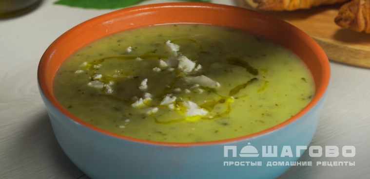 Суп-пюре из кабачков