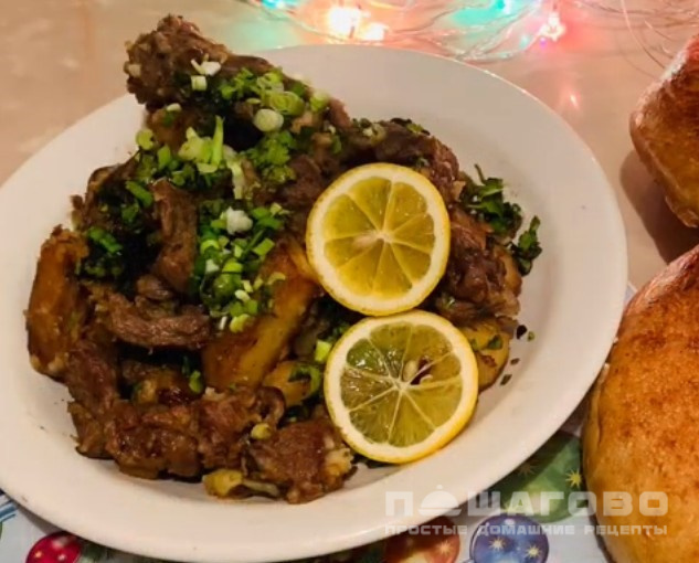 Куурдак с бараниной