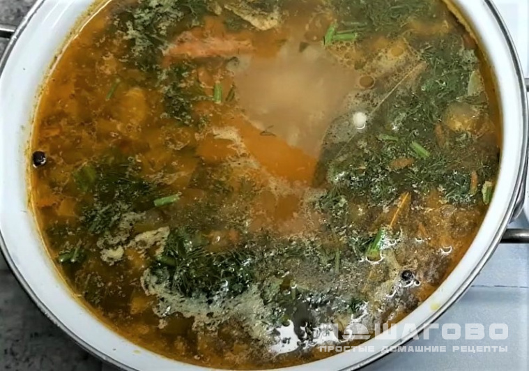 Рассольник с курицей