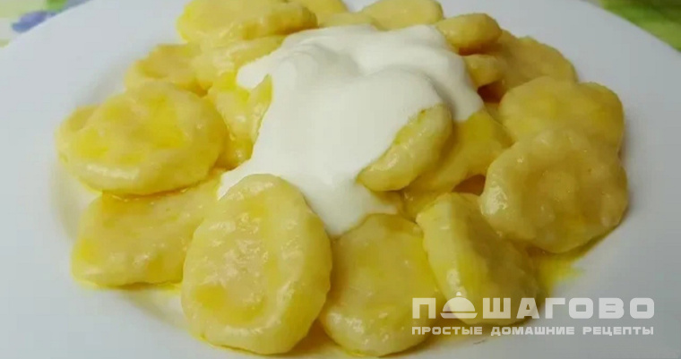 Галушки из творога