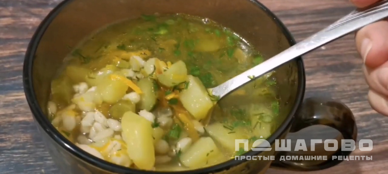 Рассольник вегетарианский