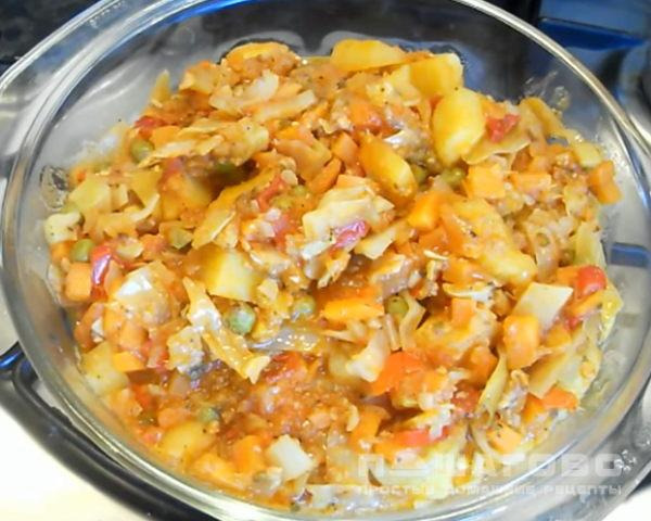 Овощное рагу с картошкой