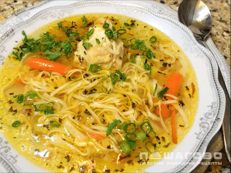 Лапша куриная по-домашнему