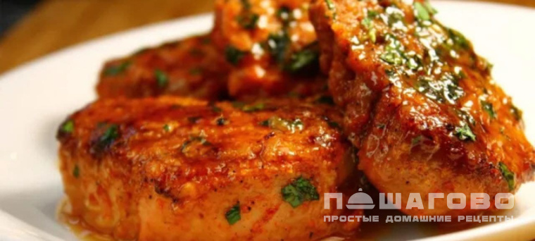 Медальоны из свиной вырезки