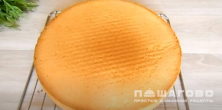 Нежный ванильный бисквит
