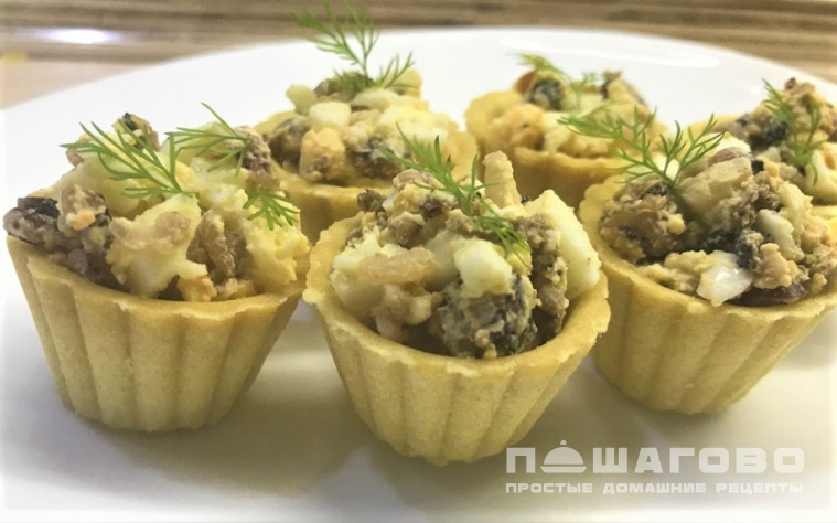 Тарталетки с начинкой
