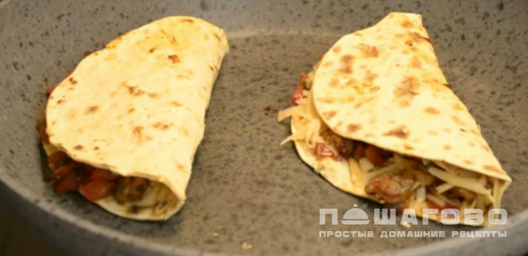 Кесадилья с курицей