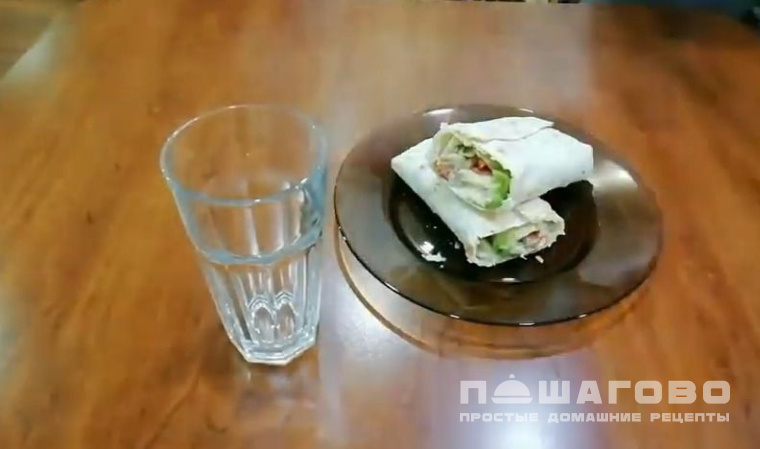 Шаурма Цезарь в лаваше
