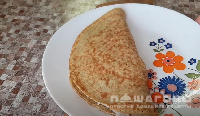 Овсяный блин с сыром