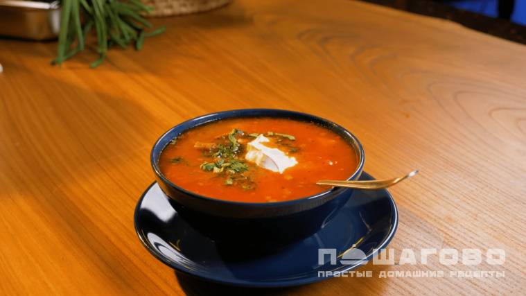 Суп с фасолью и мясом