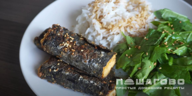 Веганская рыбка из тофу