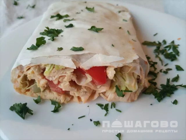 Шаурма на сковороде