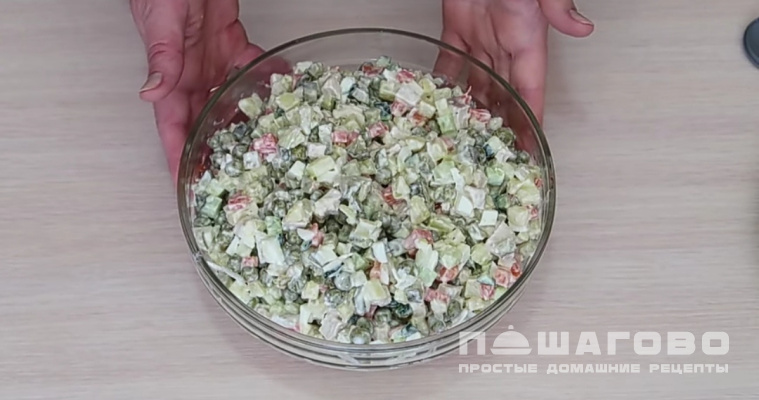 Оливье с курицей