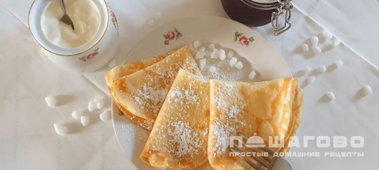 Французские блинчики (крепы)