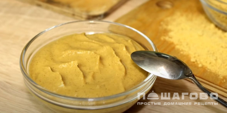 Домашняя горчица из сухого порошка