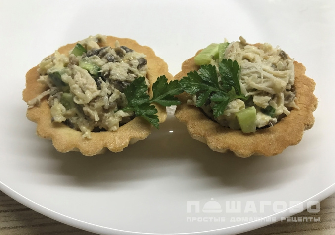 Тарталетки с мясом