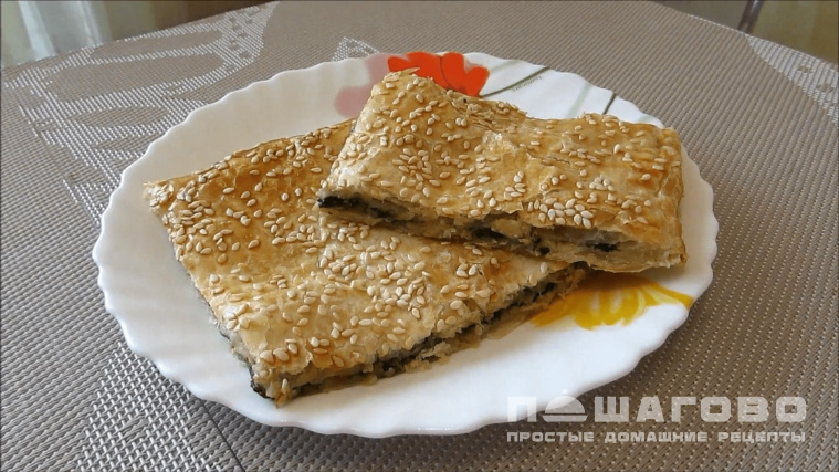 Пирог с мангольдом