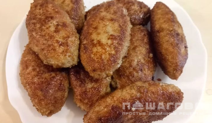 Котлеты с грибами
