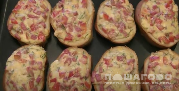 Мини-пицца на хлебе