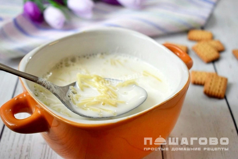 Суп молочный с пшеном