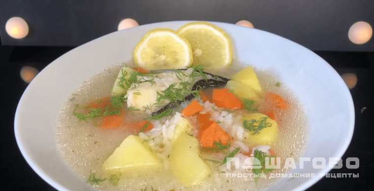 Рыбный суп с рисом