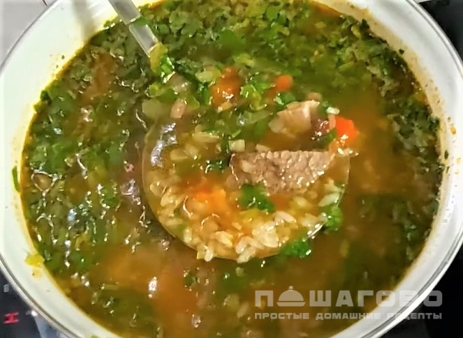Харчо из свиных ребрышек