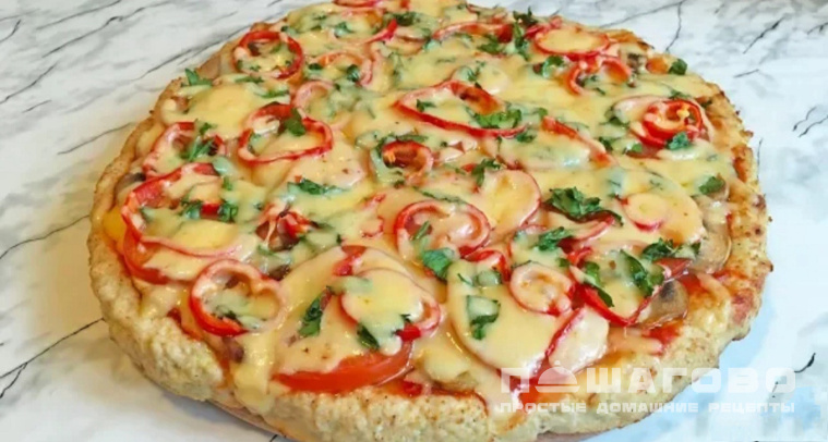Пицца куриная без теста