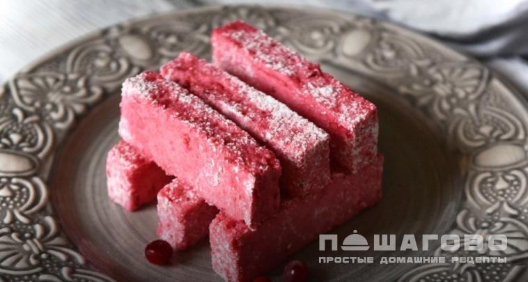 Клюквенная пастила